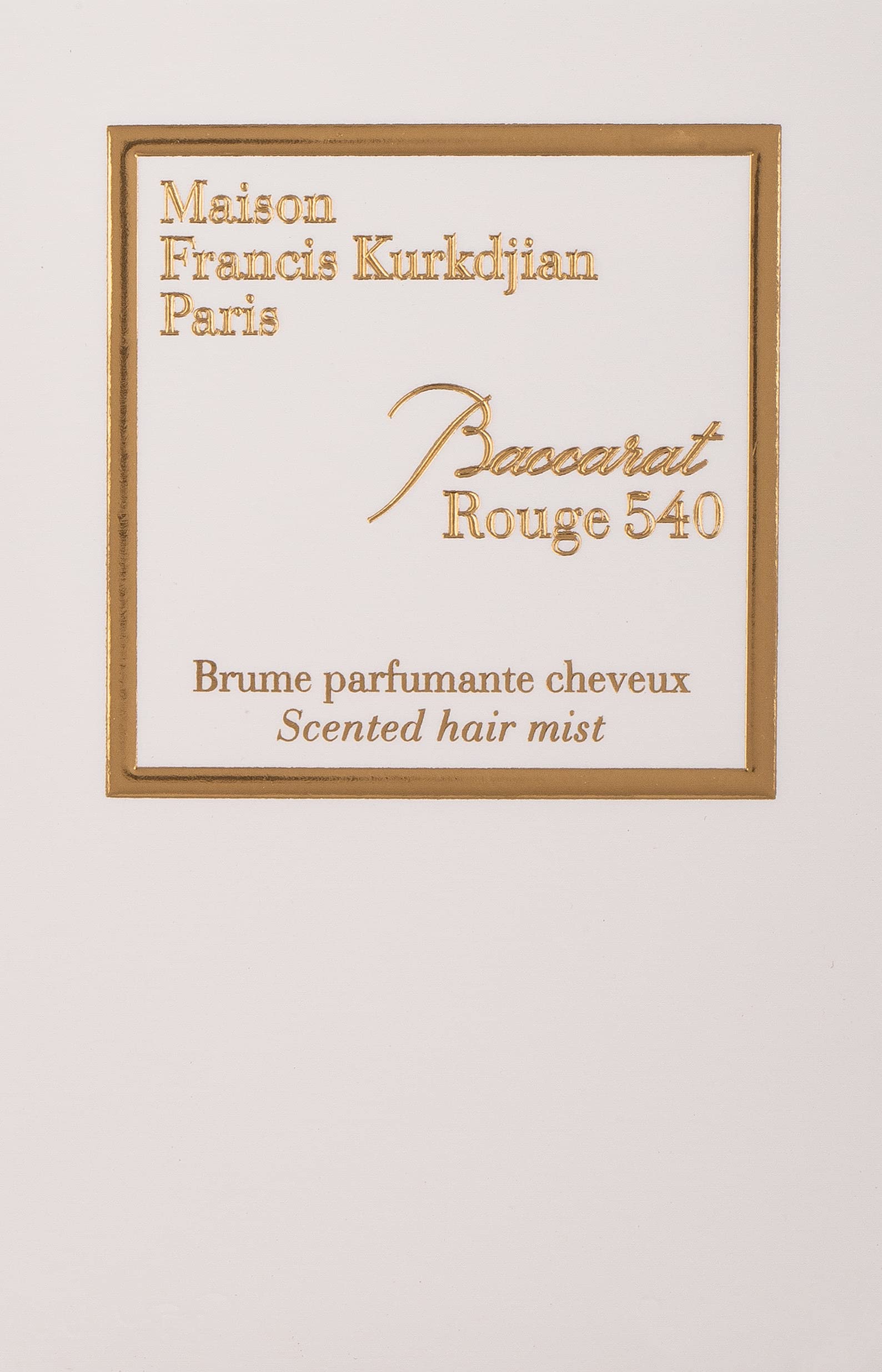Maison Francis Kurkdjian MFK Baccarat Rouge 540 Hair Mi 70ml